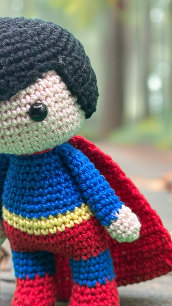 Superman versione amigurumi