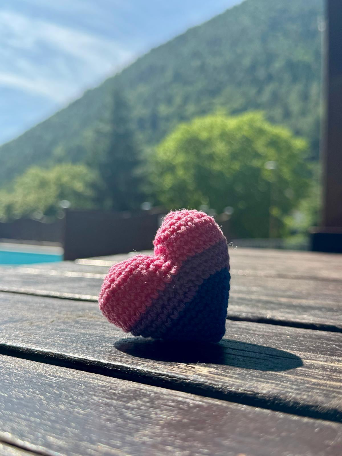 Portachiavi a forma di cuore