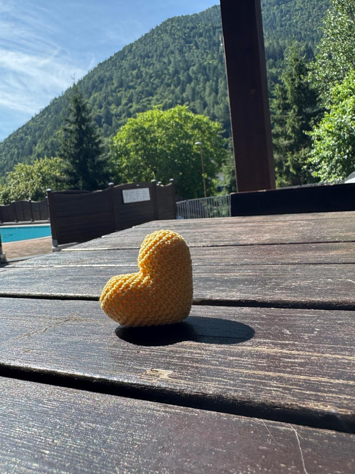 Portachiavi a forma di cuore