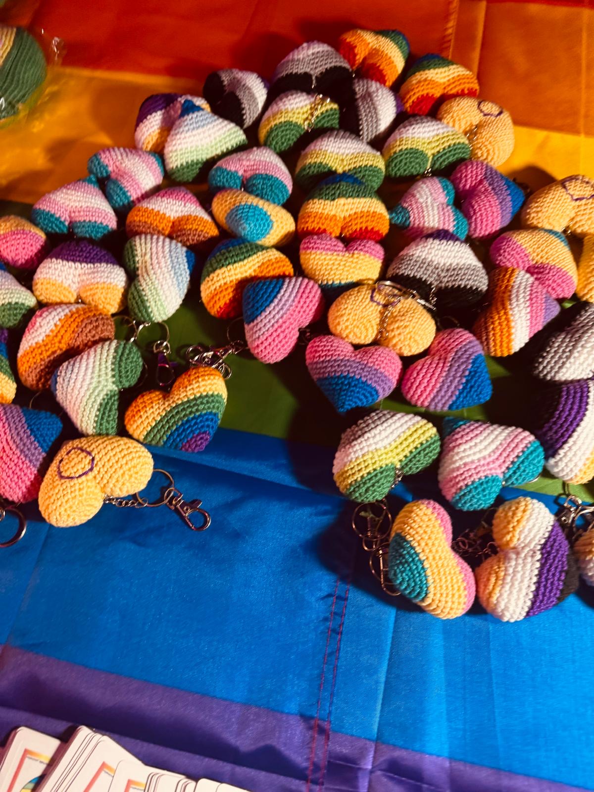 Portachiavi a forma di cuore