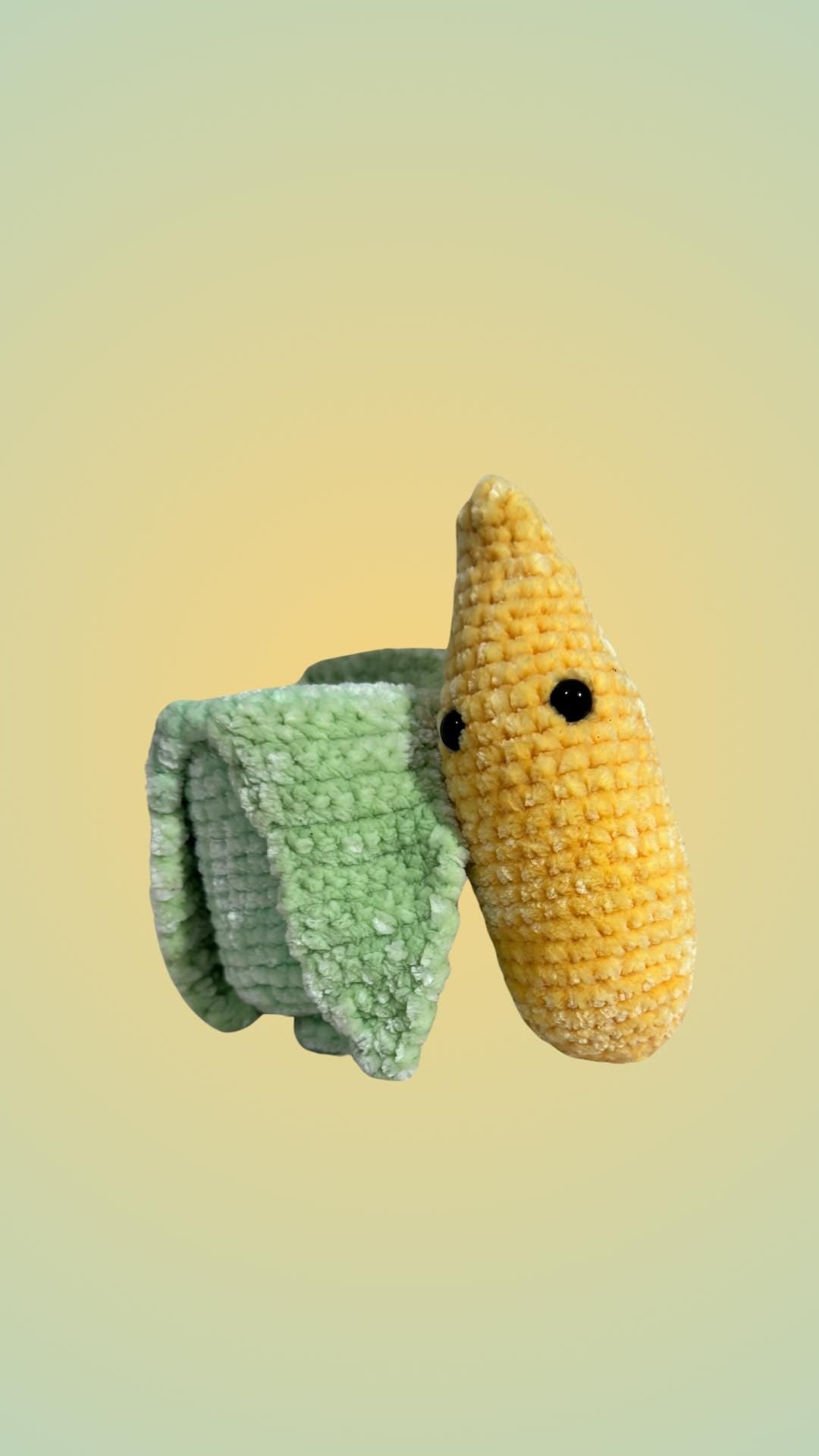 Little corn with suit