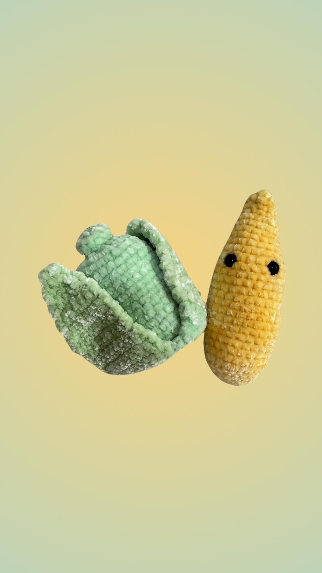 Little corn with suit