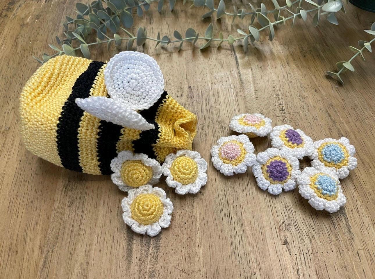 Memory game Bee and flowers _ Pattern