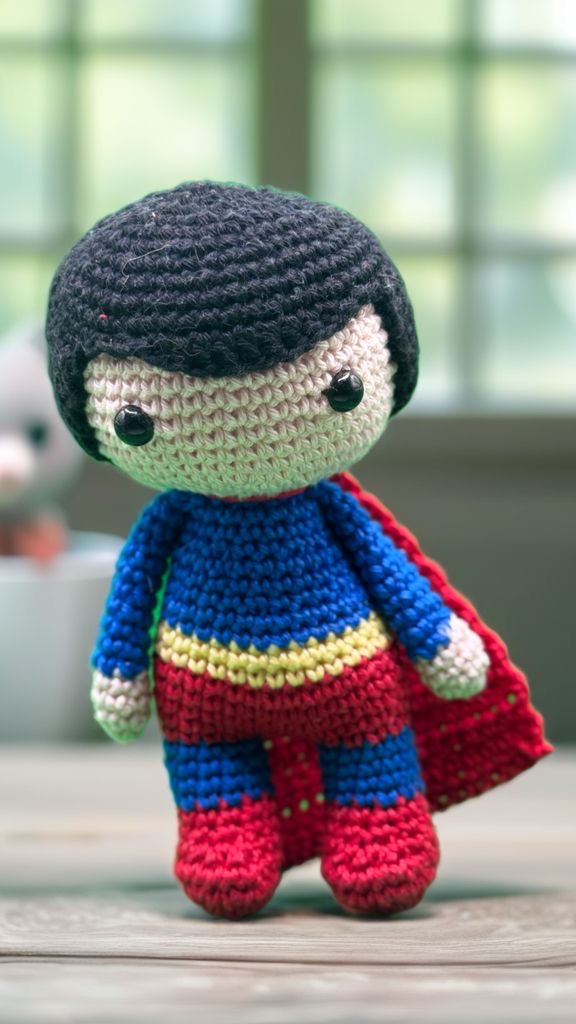 Superman versione amigurumi