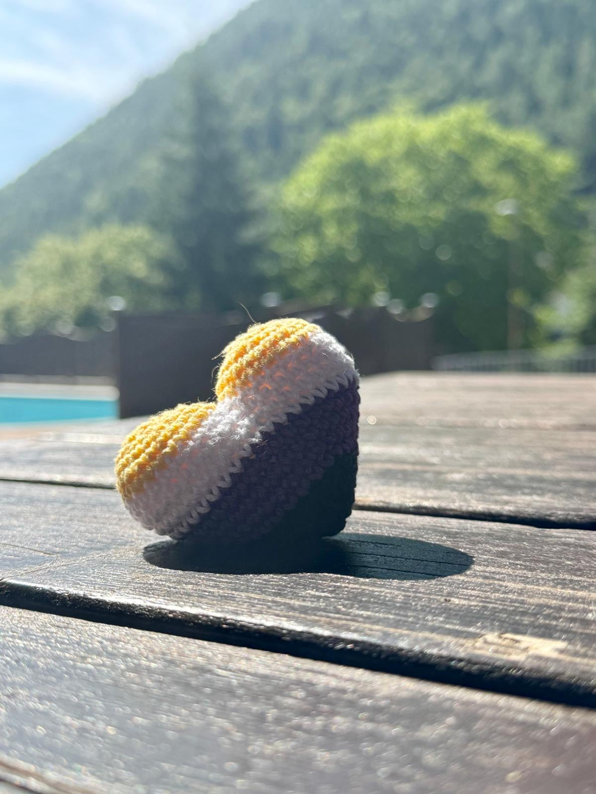 Portachiavi a forma di cuore