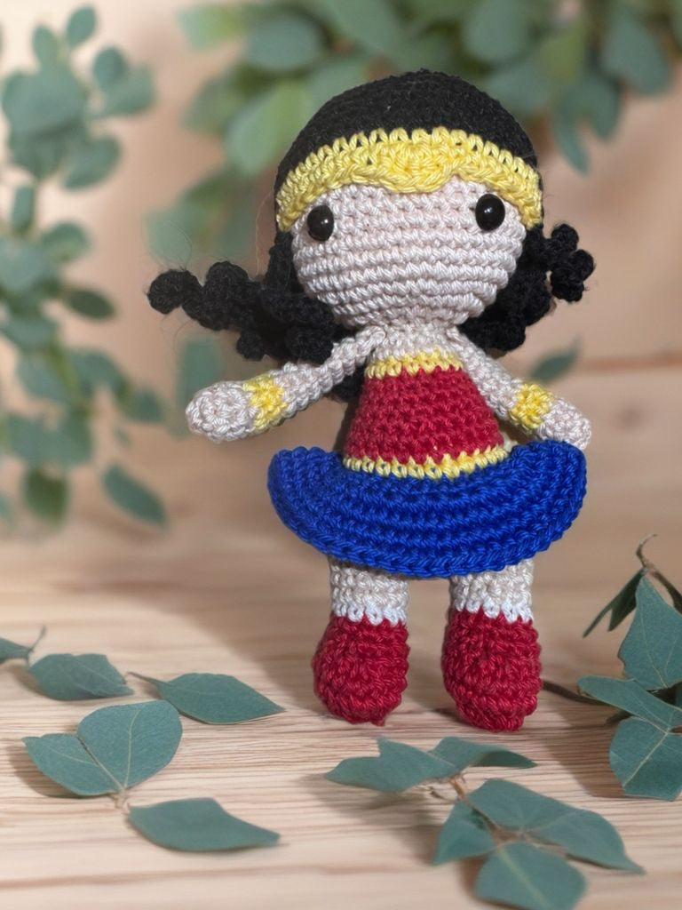 Wonder Woman versione amigurumi