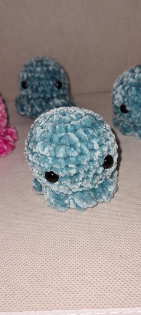 Little octopus in the sea